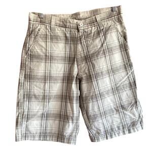 Mens Shorts Size 32 Plaid Summer Vacation Resort Skater Beach Retro Classic Golf